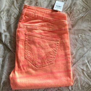 Hollister Aztec Print Ankle Jeans